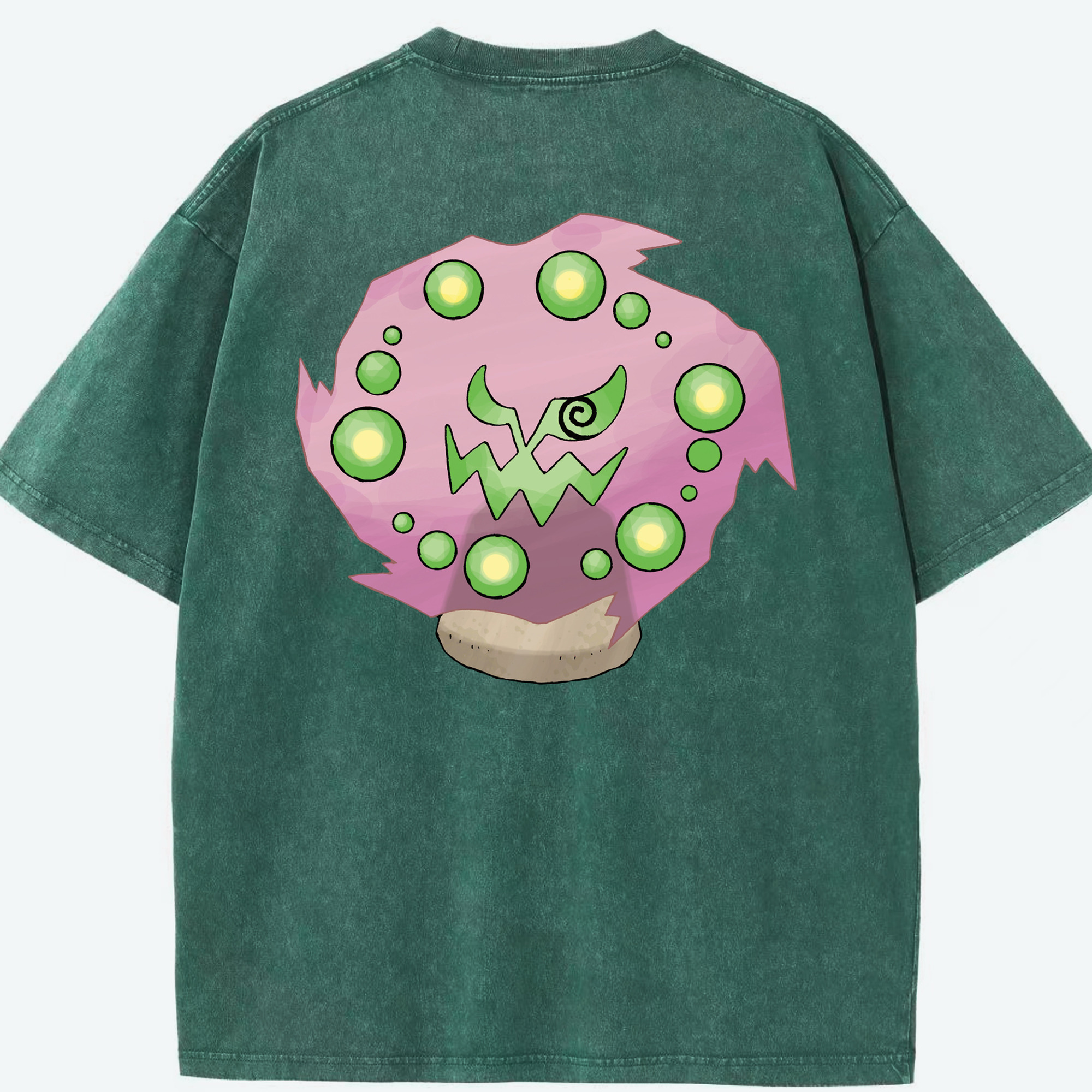 （画像用） ポケットモンスター Pokémon 綿100% ヴィンテージ風 半袖Tシャツ（背面プリント）